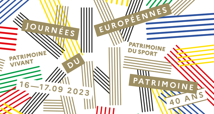 Journées européennes du patrimoine - 16 et 17 septembre 2023 - 40 ans - Patrimoine du sport - Patrimoine du vivant